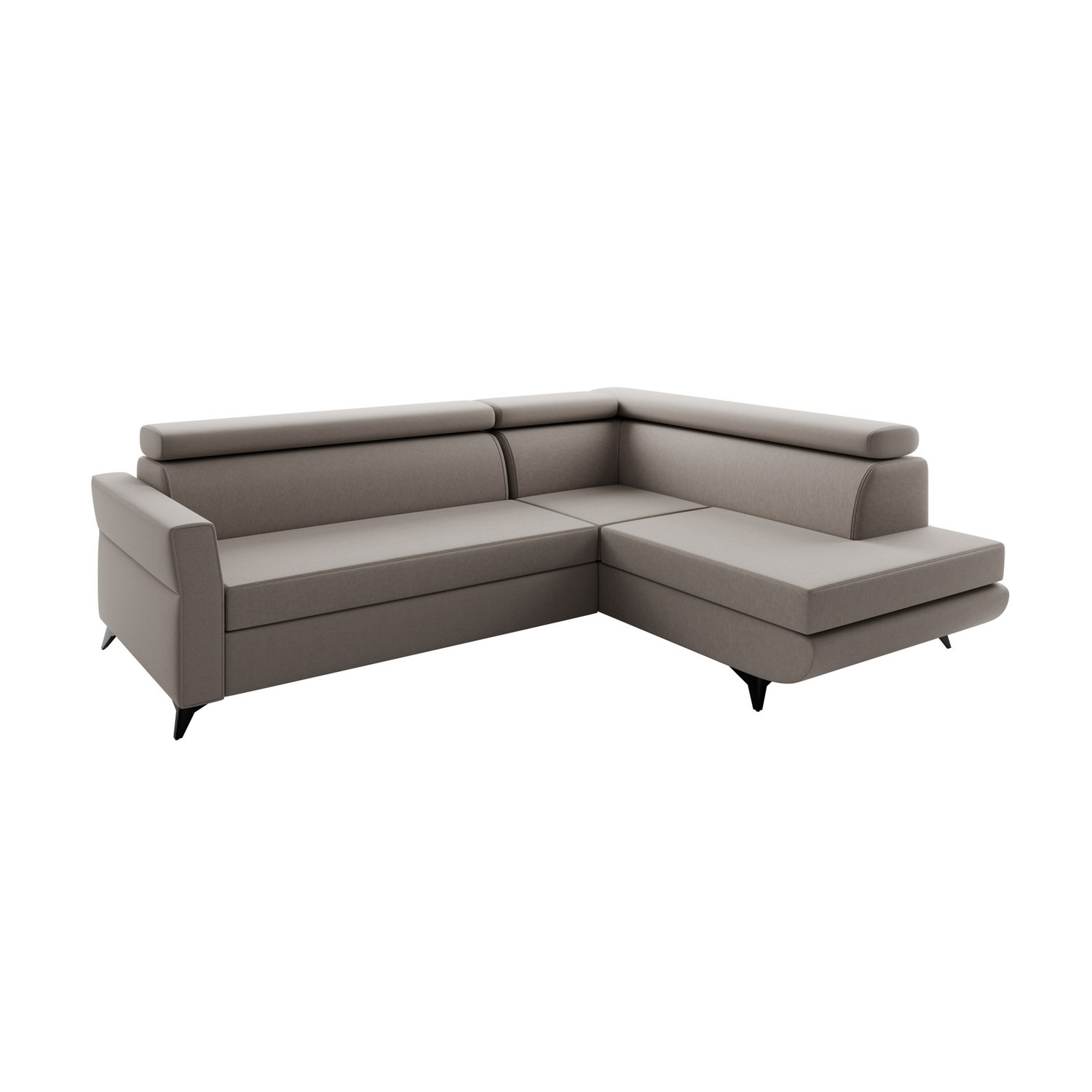 Rohová rozkládací sedací souprava BERGAMO - Castel 20 Pravá