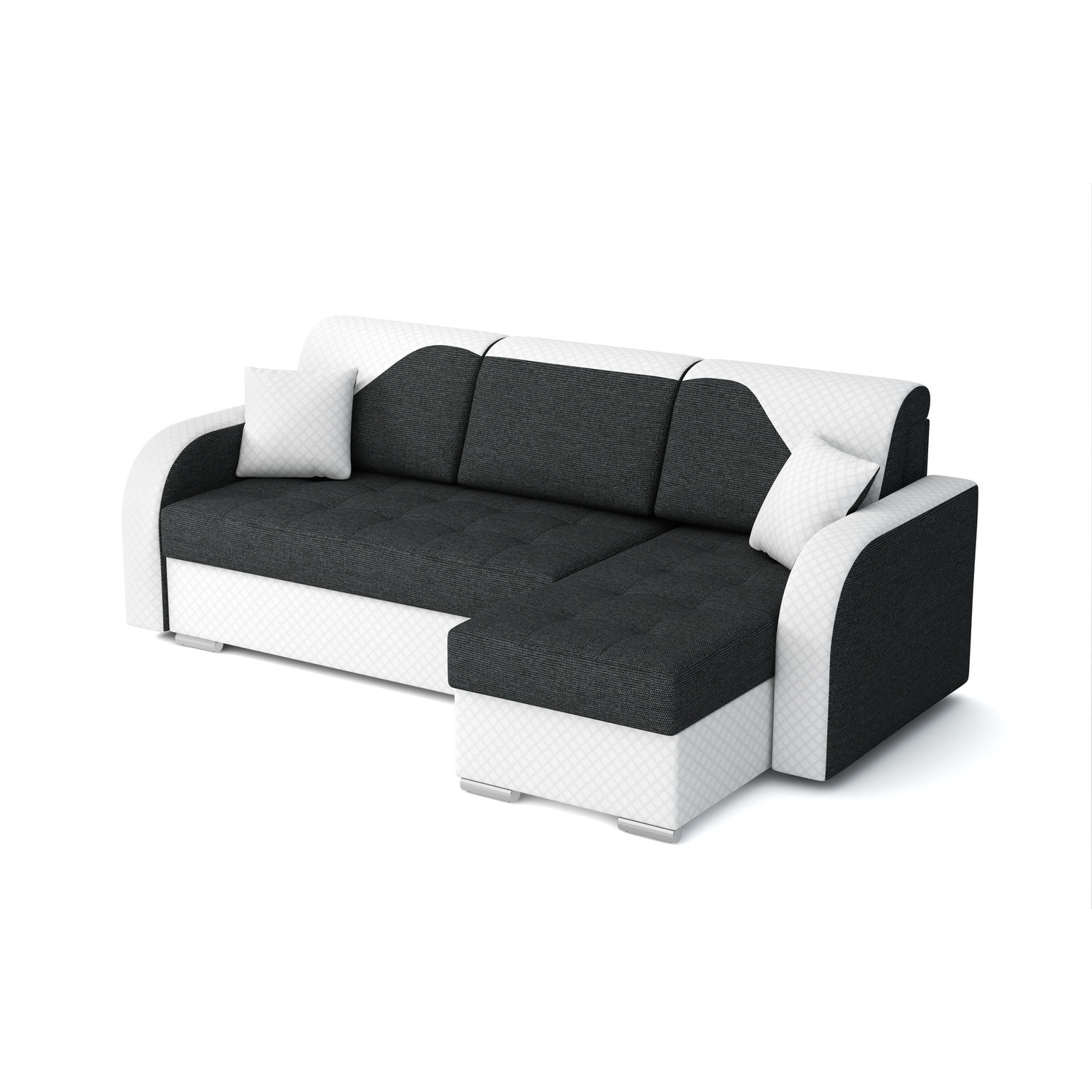 Rohová rozkládací sedací souprava LOPEZ VERTE - Twist 13+Cayenne 1115/20