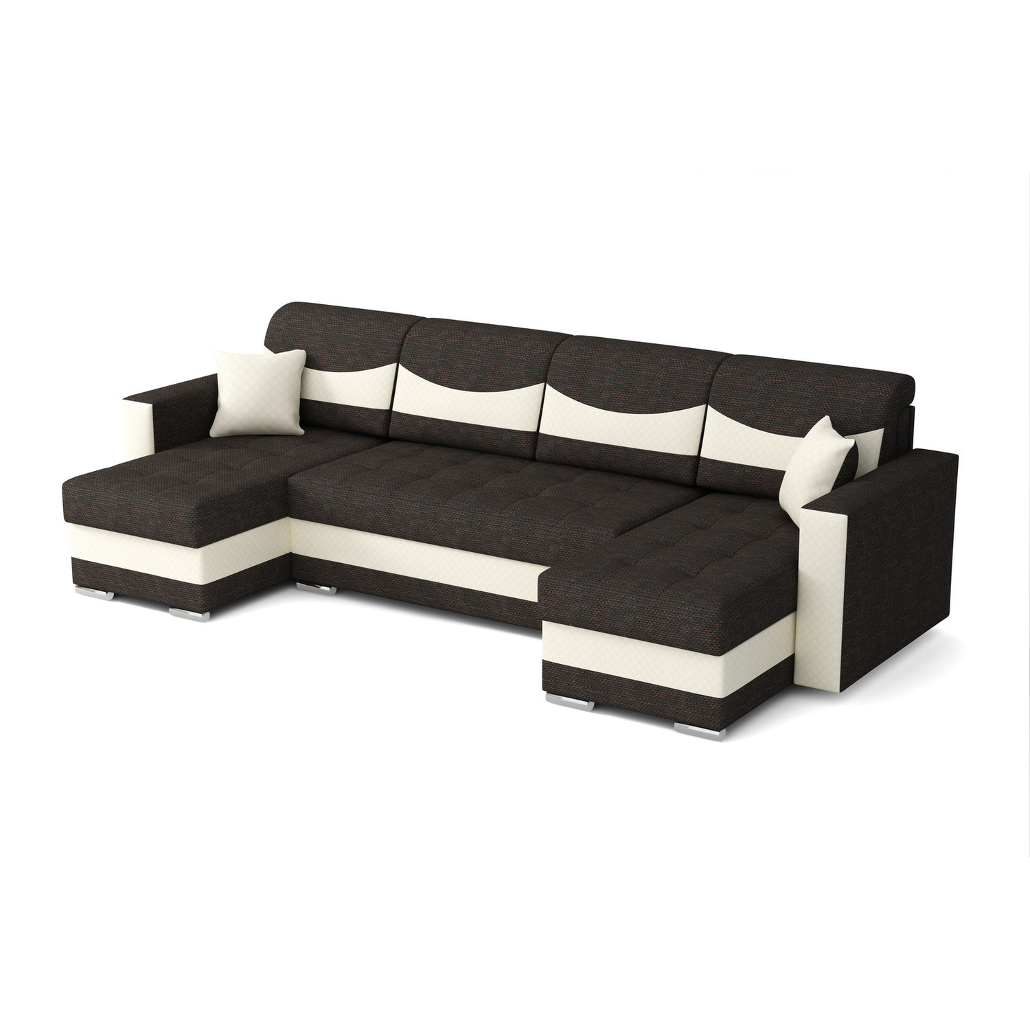 Rohová rozkládací sedací souprava ENZO - Berlin 05+Cayenne 1124/20