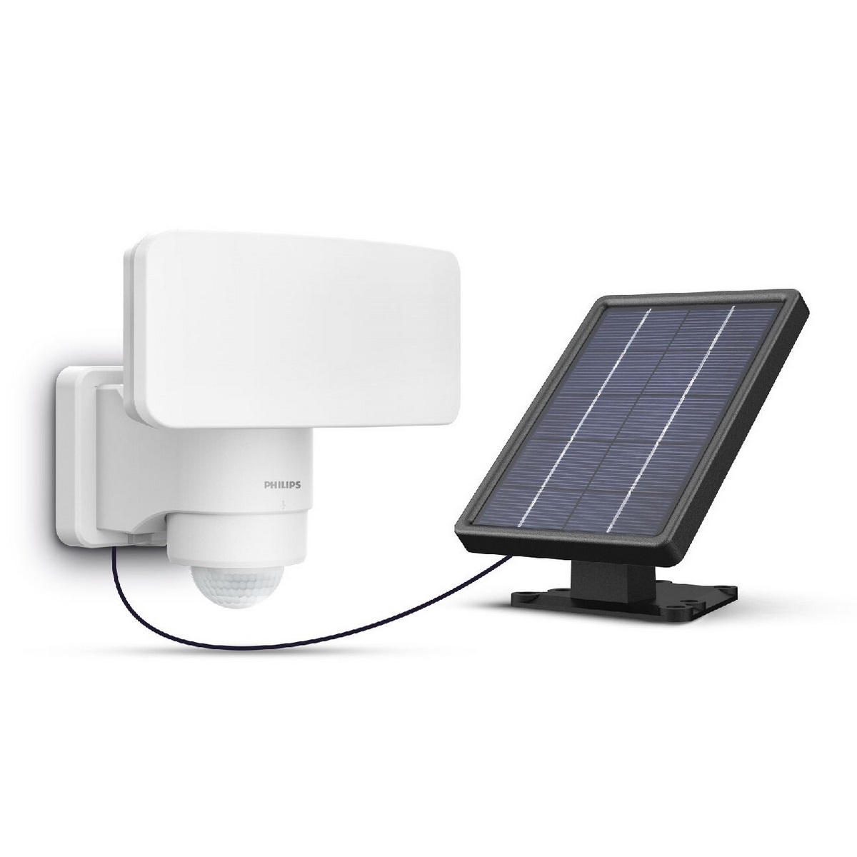 Philips Tylus UltraEfficient Security solární LED reflektor se senzorem bílá