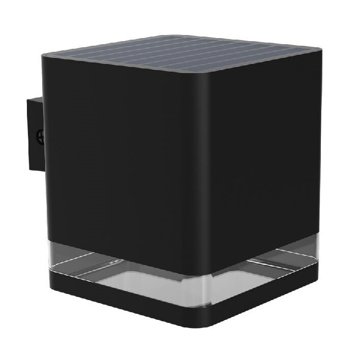 Philips Virona venkovní solární nástěnné LED svítidlo černá