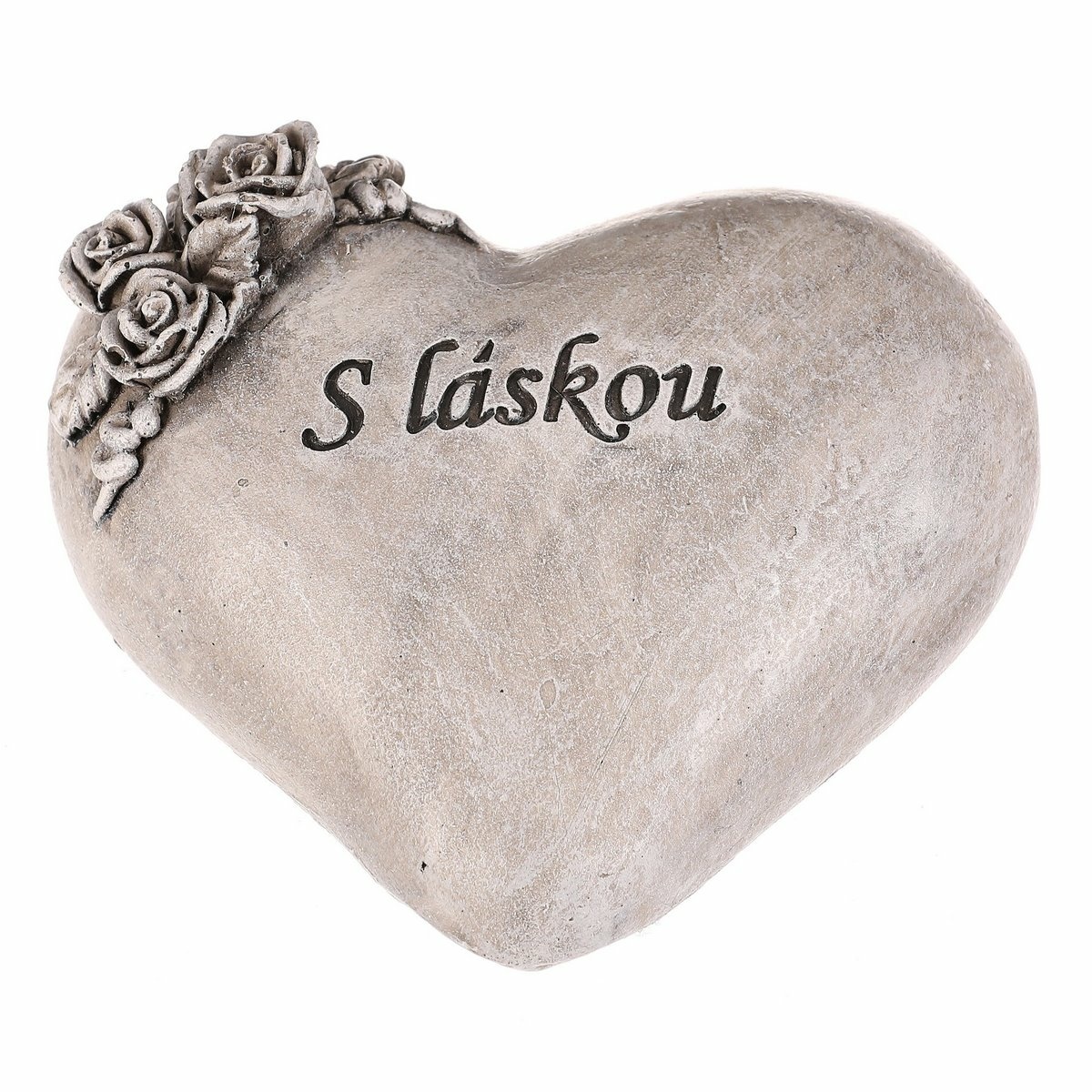 Pietní dekorace Srdce s růžemi - pietní dekorace