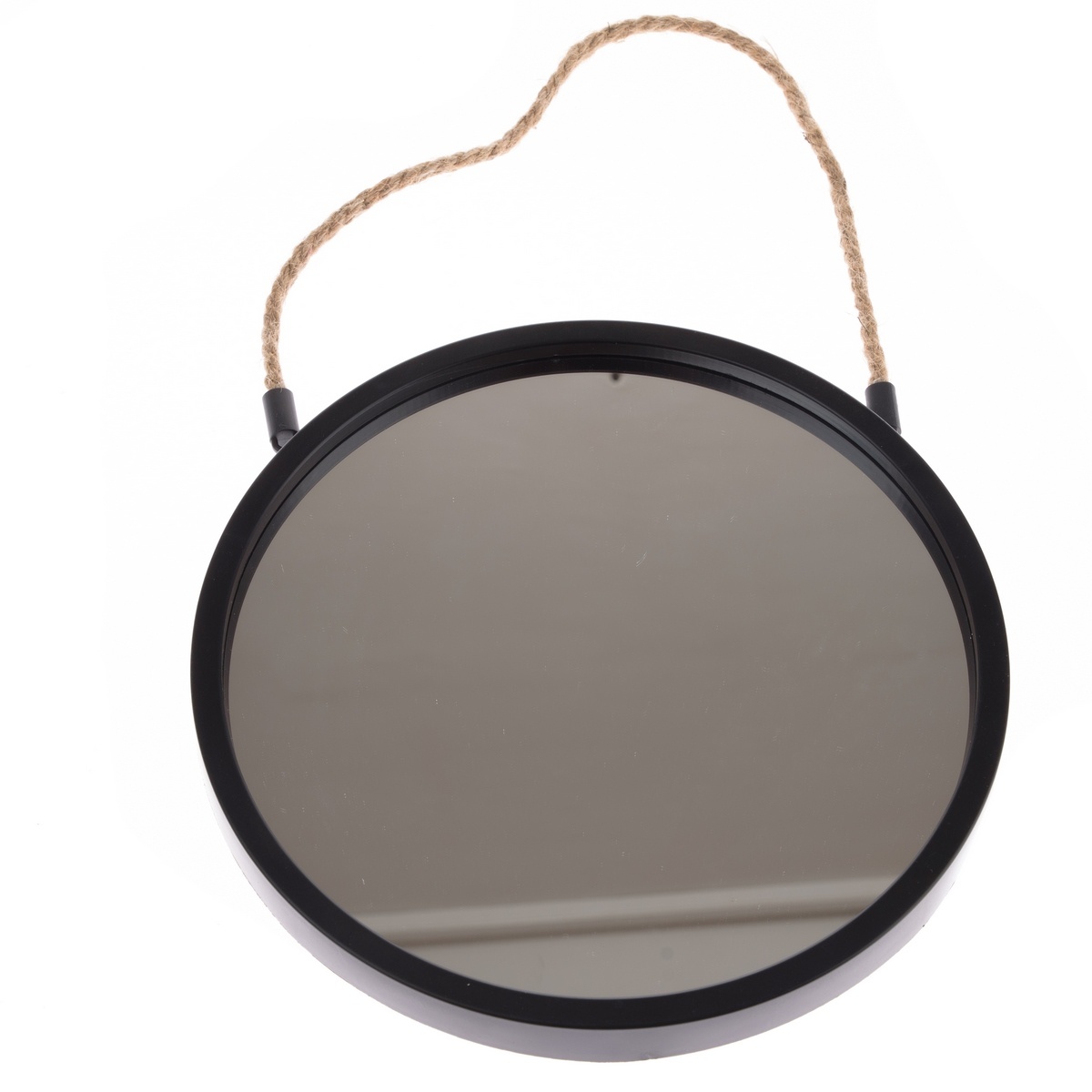 Plastové závěsné zrcadlo Embellir černá