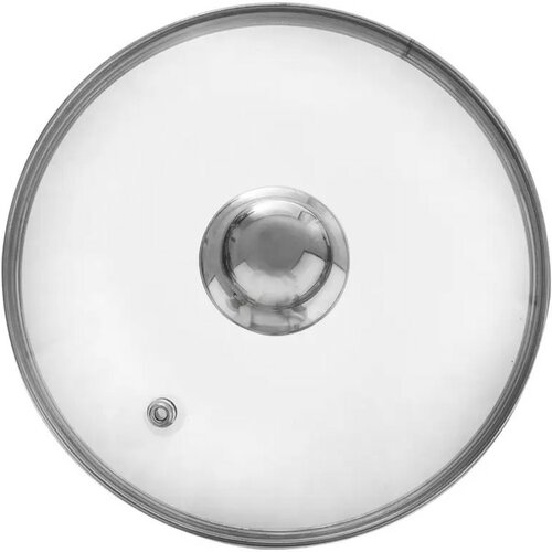 Poklice skleněná pr. 20 cm nerez úchyt