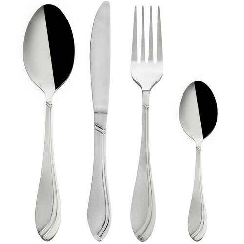 Příbory nerez 24 ks SATIN