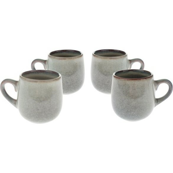 Sada 4 keramických hrnků Warm 100 ml