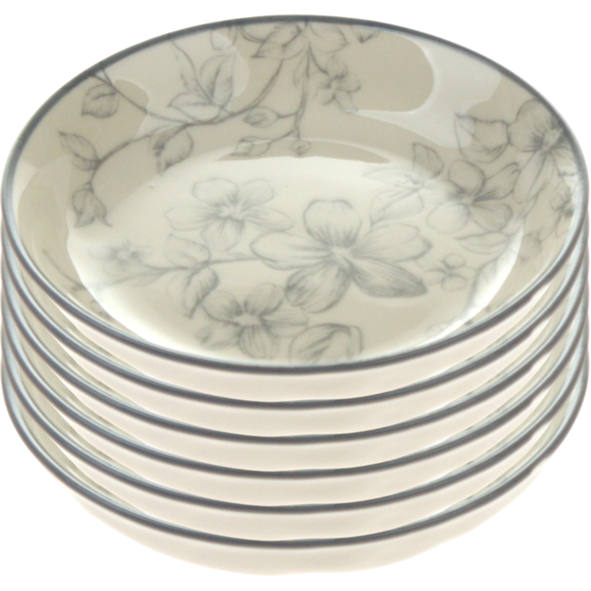 Sada 6 dezertních talířů Něžné kvítí 10 cm