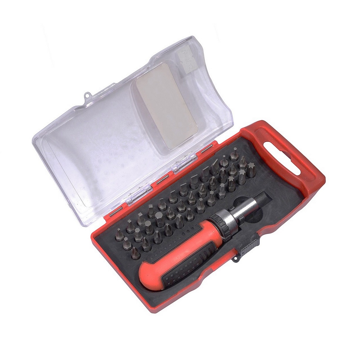 Sada ráčnový šroubovák 37 dílů Green 09506