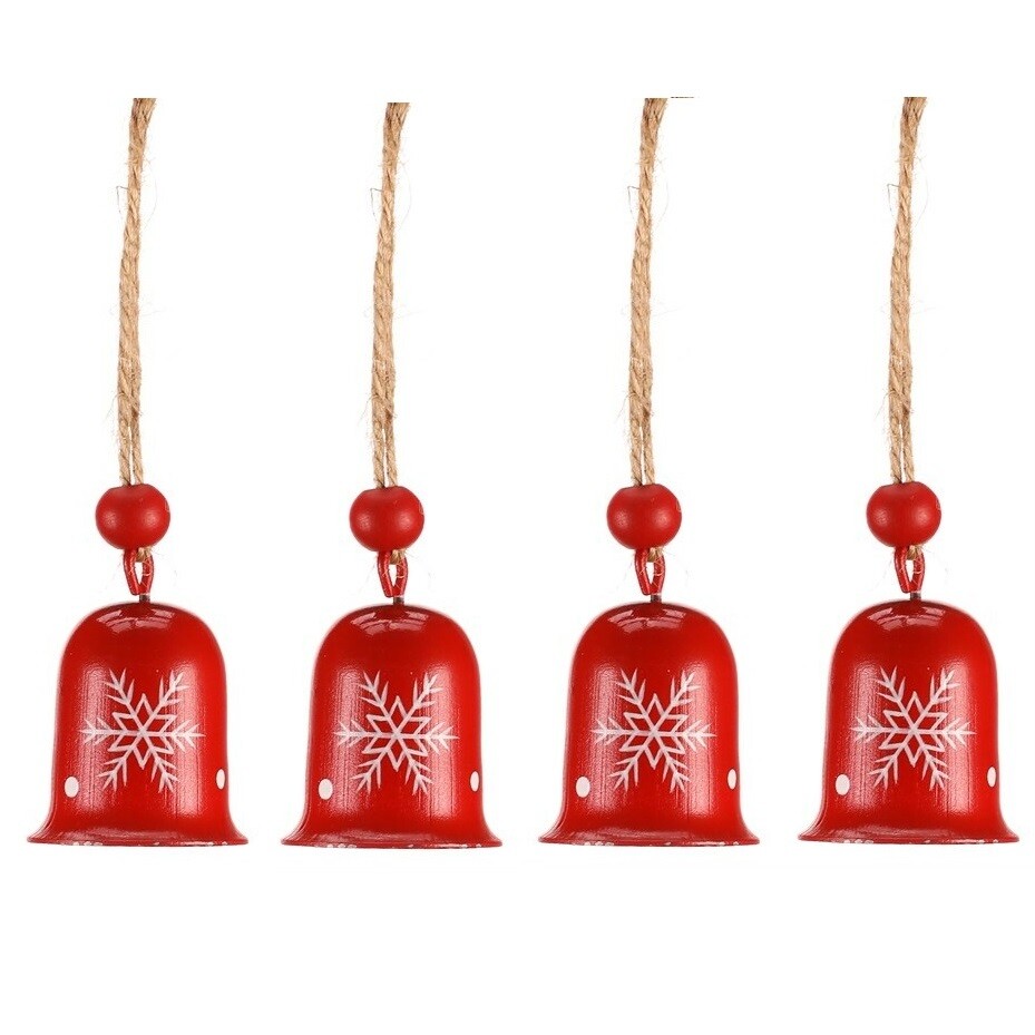 Sada závěsných vánočních zvonečků