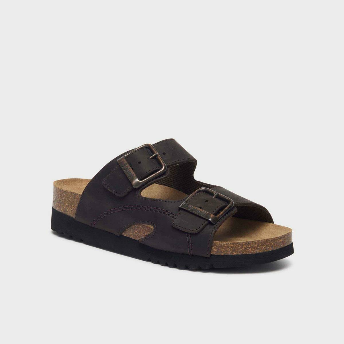 Scholl Pantofle Moldava Wedge AD hnědá