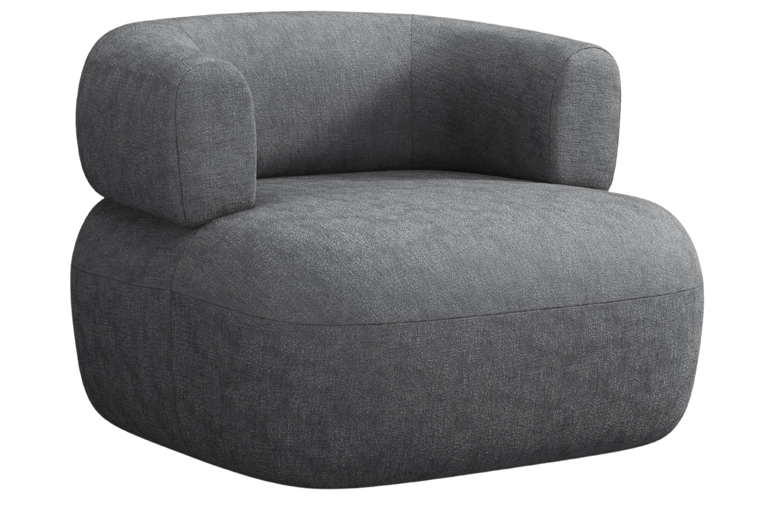 Windsor & Co Šedé křeslo Aldrin