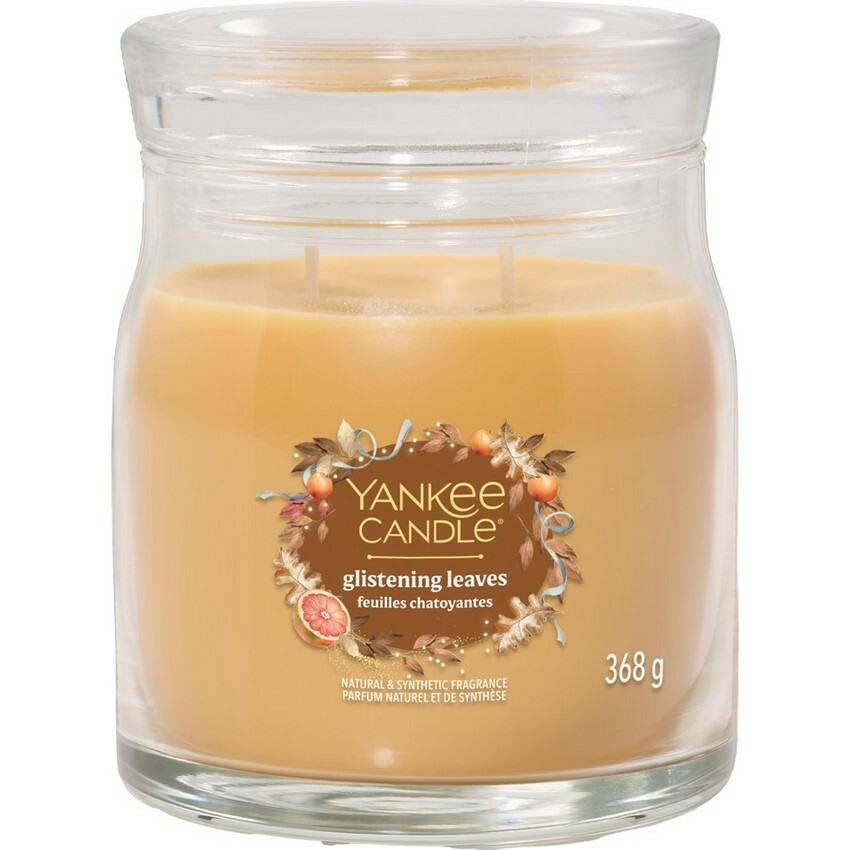 Yankee Candle Vonná svíčka střední Signature Glistening Leaves