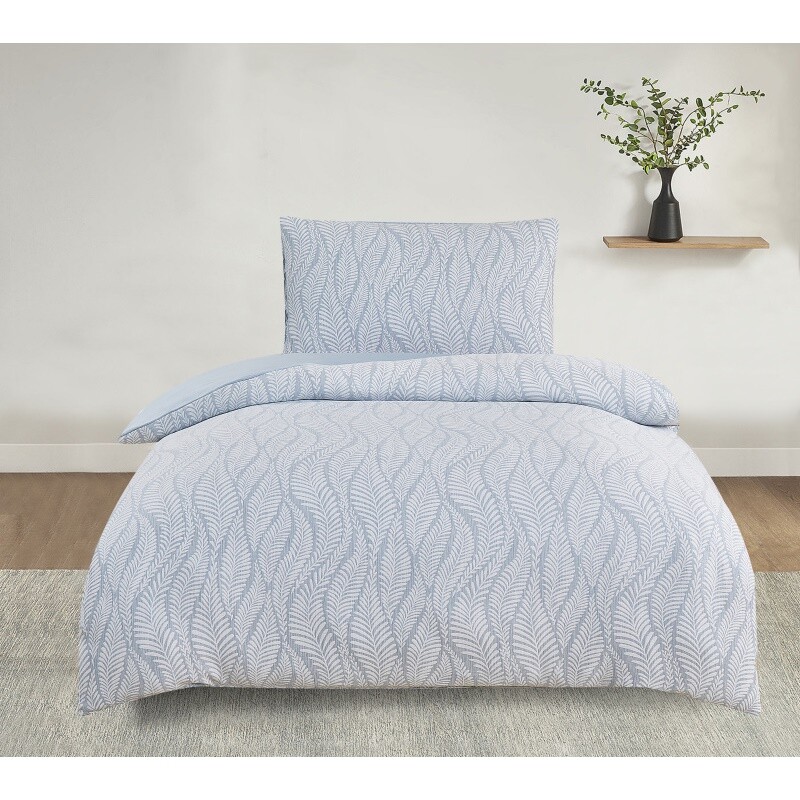 Žakárové povlečení Hawai modrá