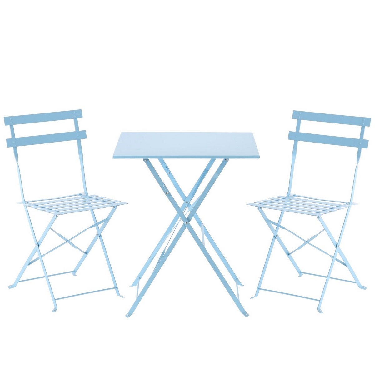 Aldotrade Zahradní skládací nábytek Bety modrá