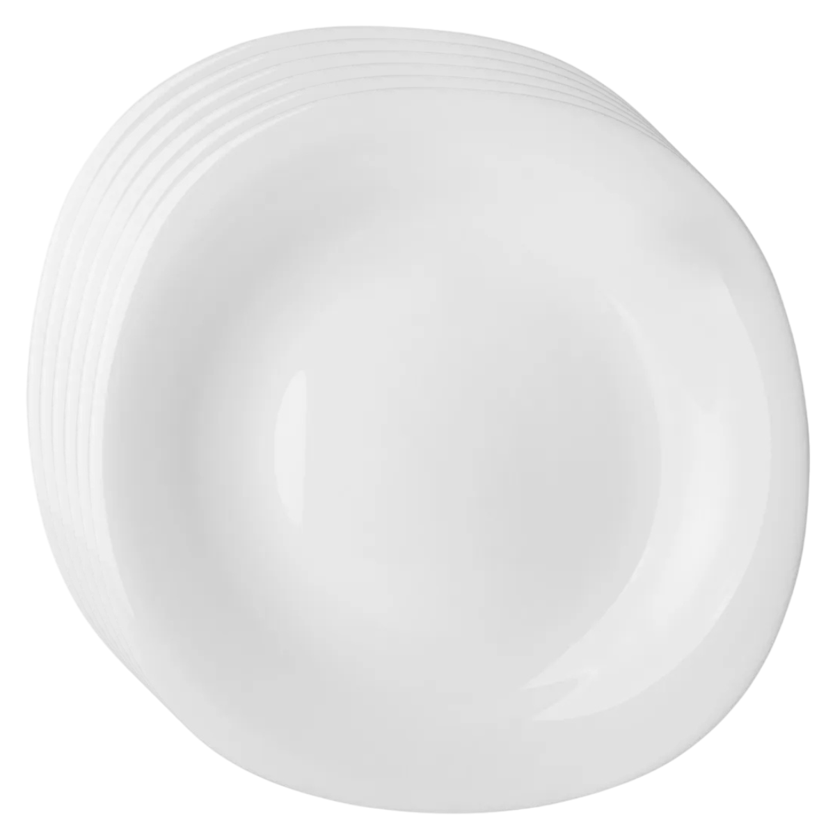 Altom Sada dezertních talířů z opálového skla White harmony 21