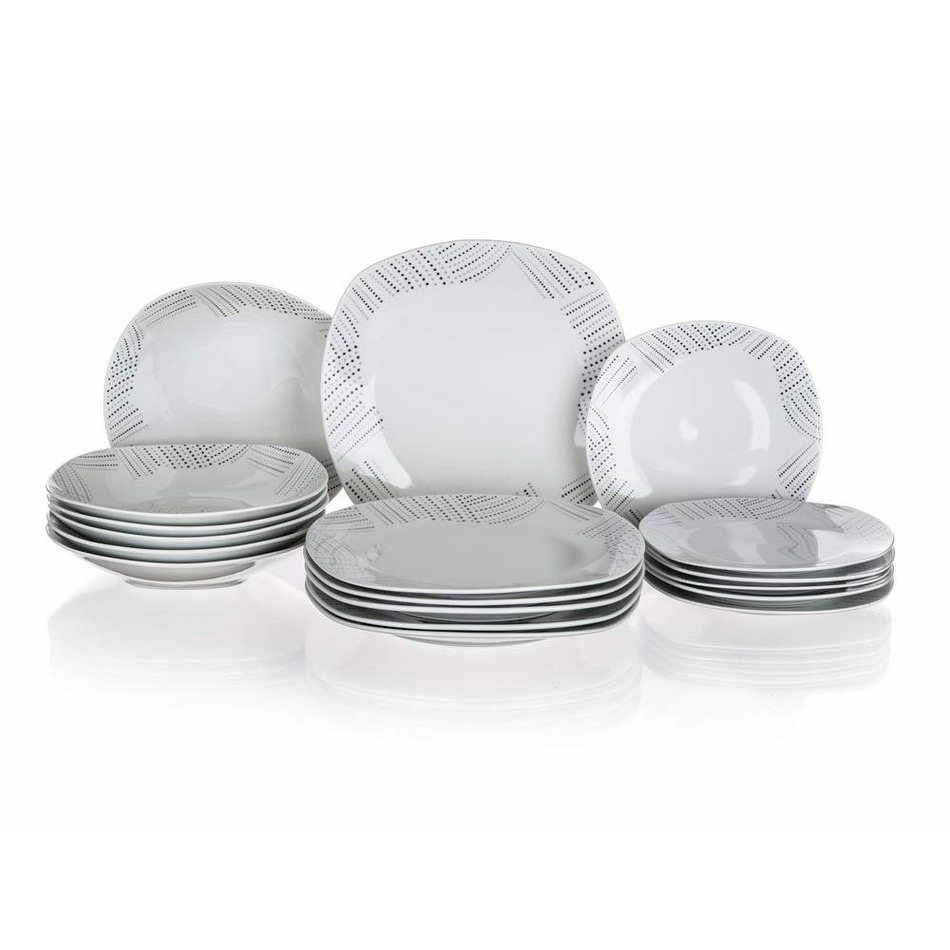 BANQUET Sada talířů square CHARME