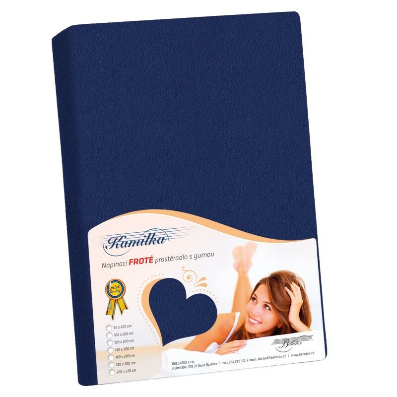 Bellatex Froté prostěradlo námořnická modrá