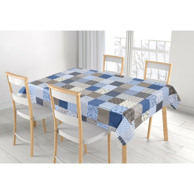 Bellatex Ubrus Adéla Patchwork modrá