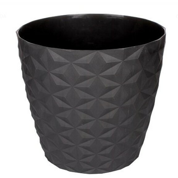 Crystal matt recyklovaný květináč 16 cm