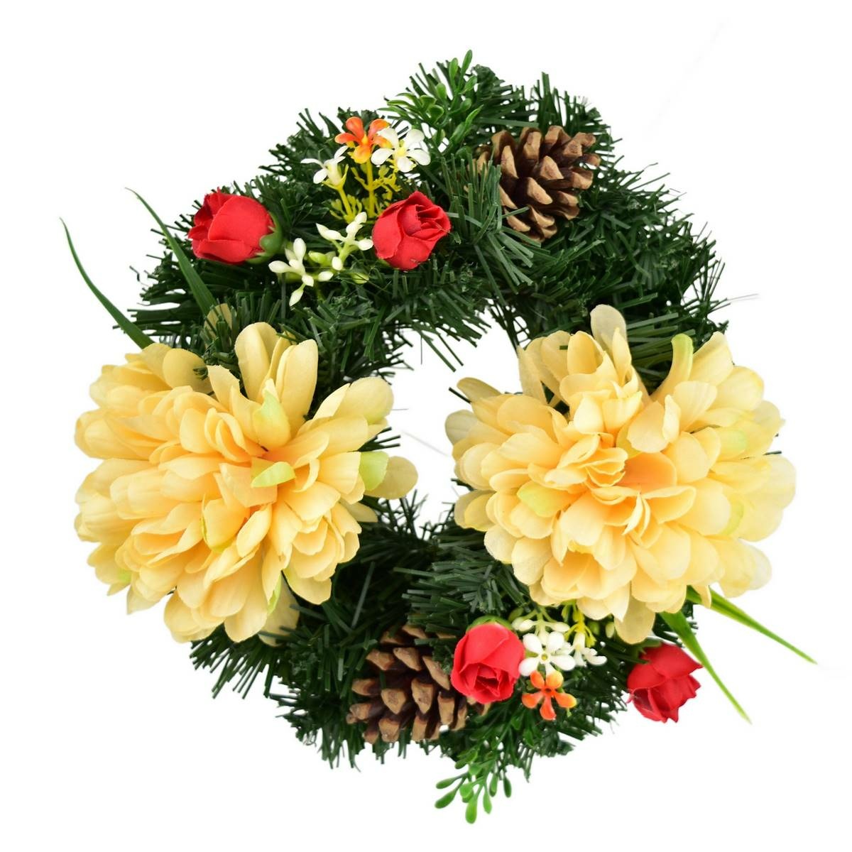 Dušičkový věneček Oranžové chryzantémy