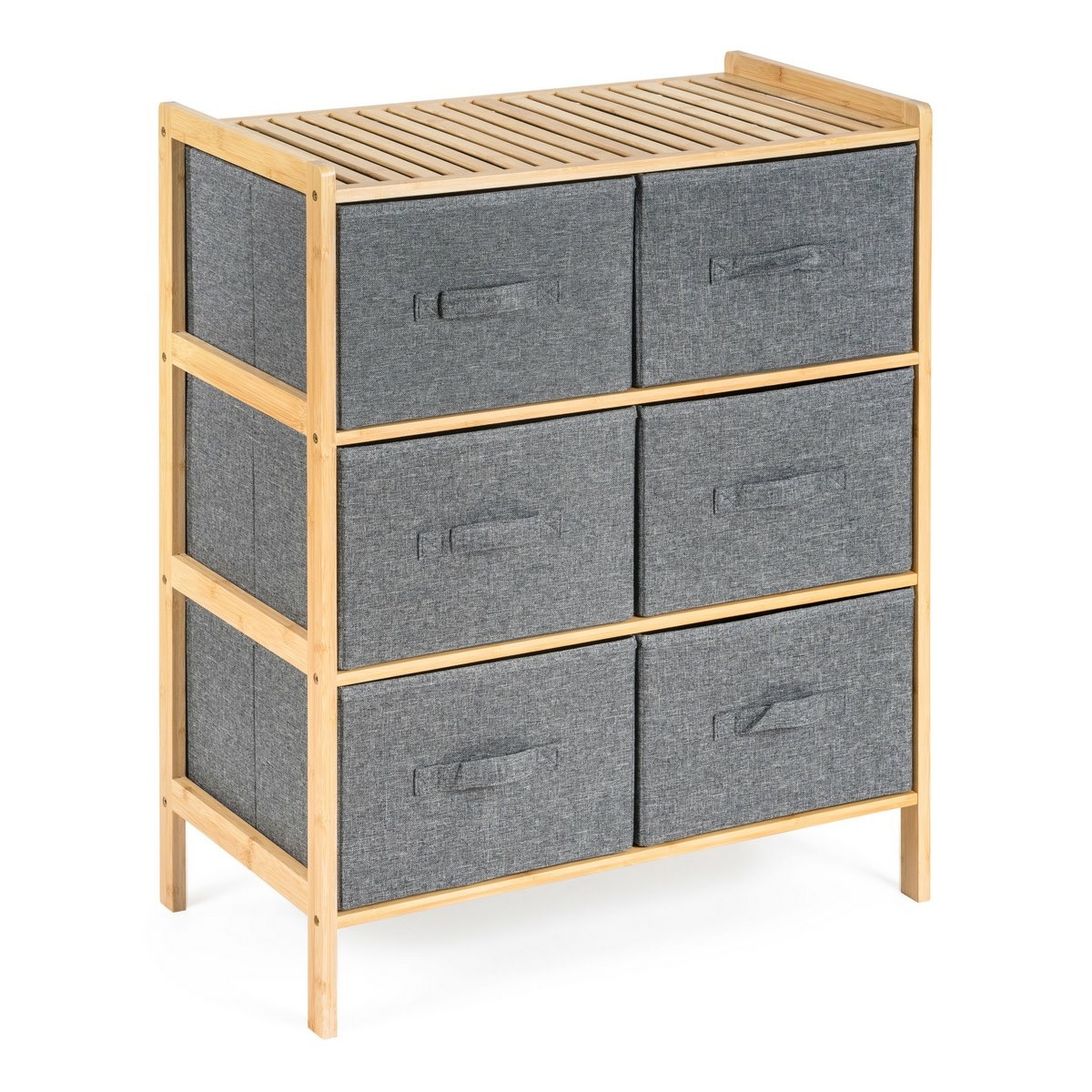 G21 Bambusový regál s košíky