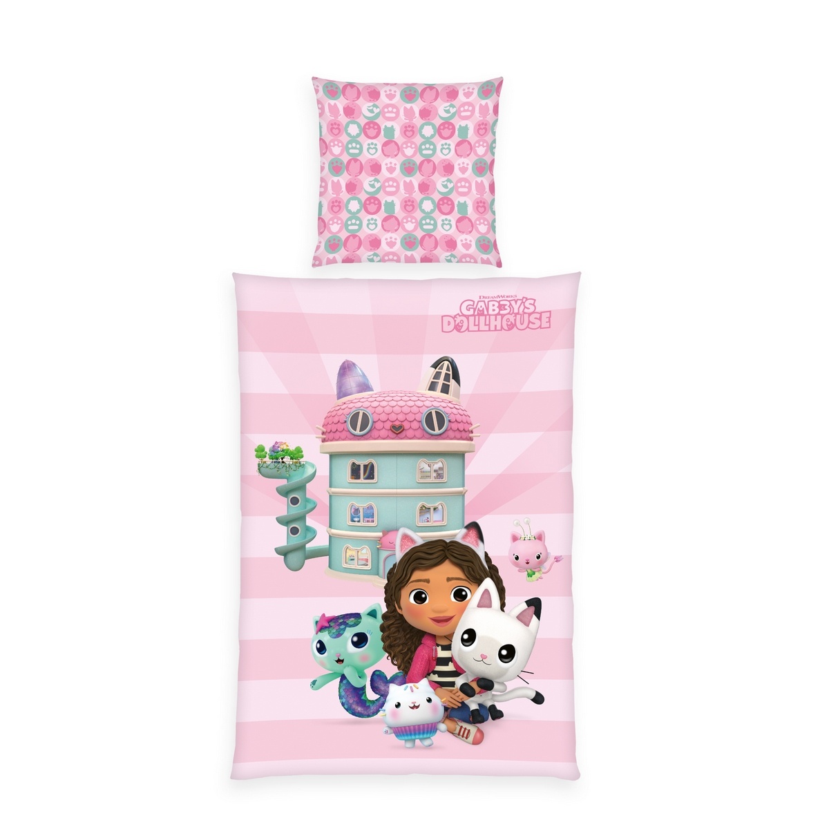 Herding Bavlněné povlečení Gabby's Dollhouse
