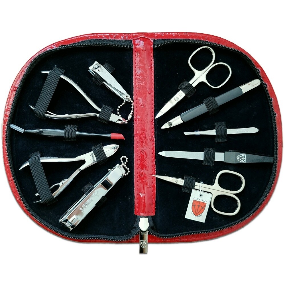 Kellermann dámská sada na manikúru 5224 P N vzor pštrosí kůže