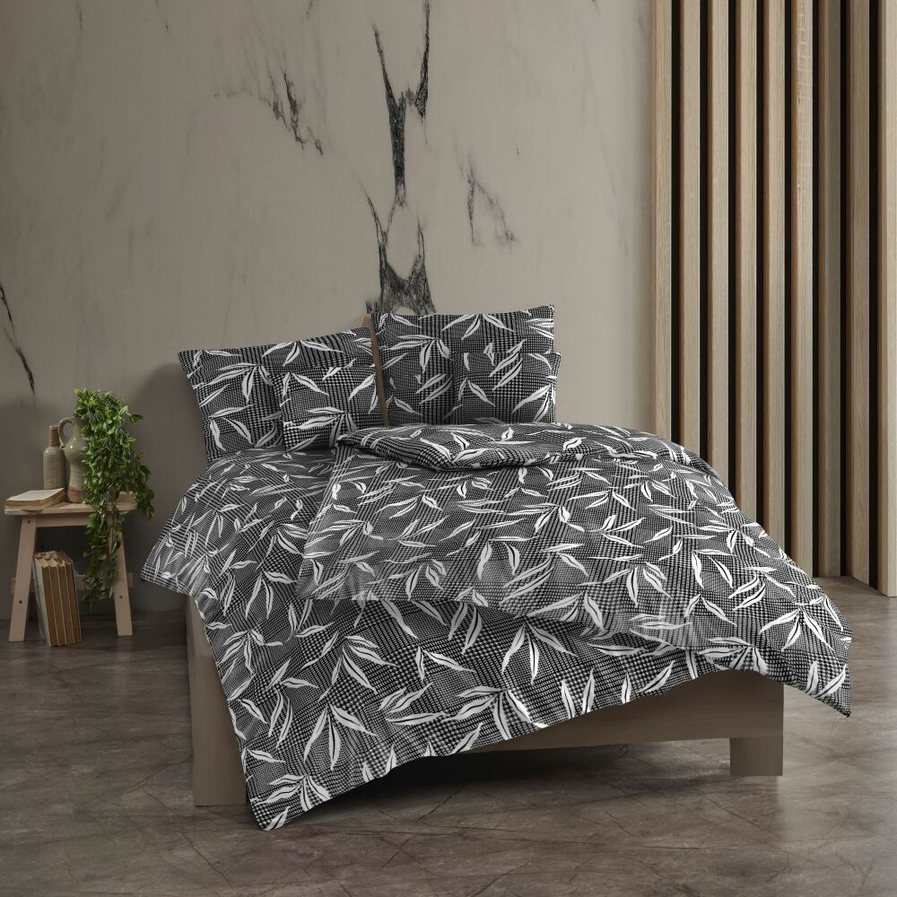 Kvalitex Bavlněné povlečení Osaka šedá