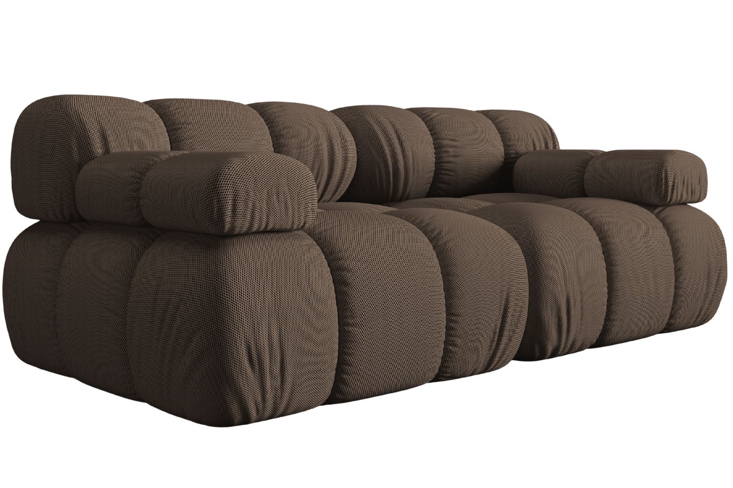 Micadoni Hnědá dvoumístná pohovka Bellis 188 cm