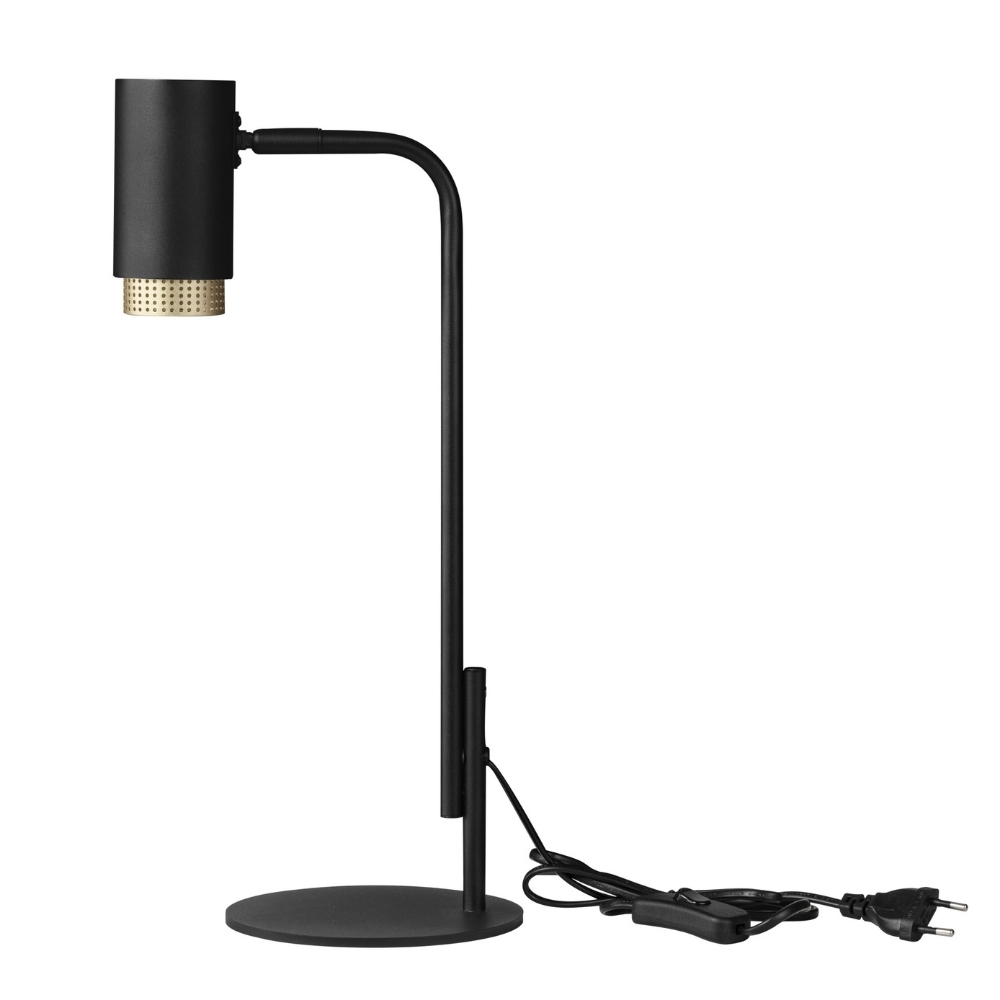 Nova Luce Černá stolní lampa Nessi