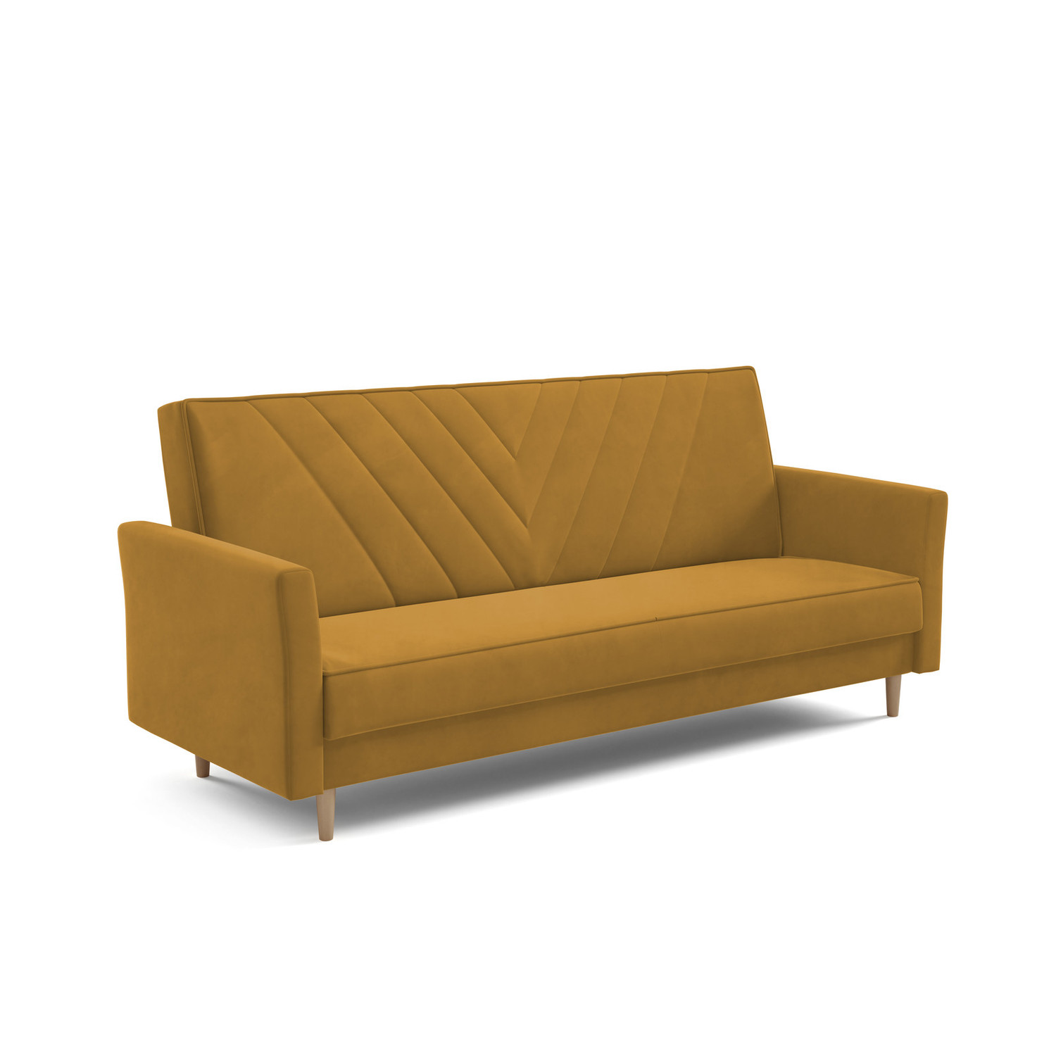 Rozkládací pohovka SVEN Žlutá