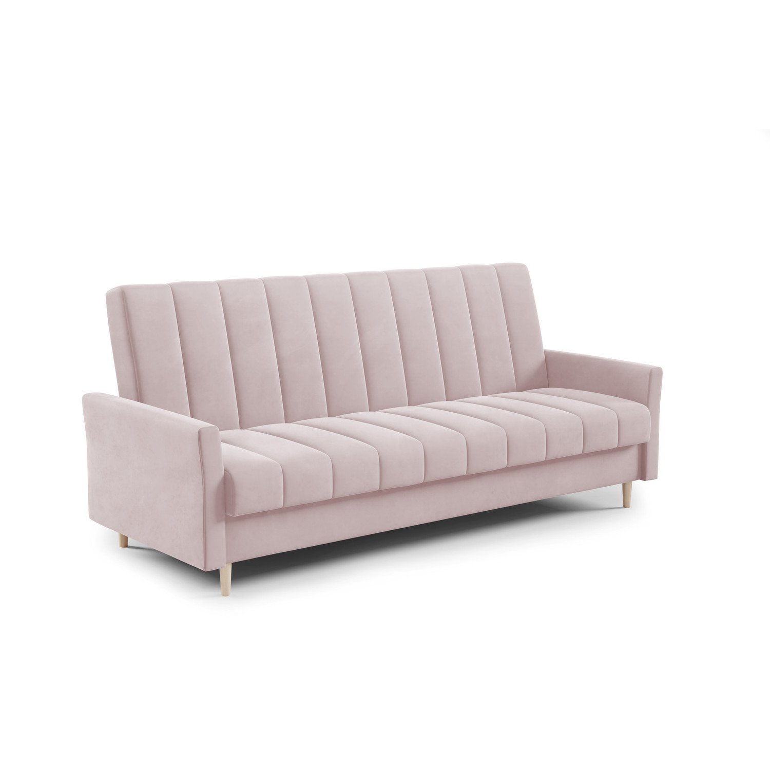 Rozkládací pohovka SARA Růžová