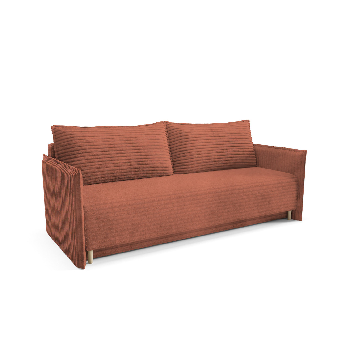 Rozkládací pohovka NUBIS Hnědá