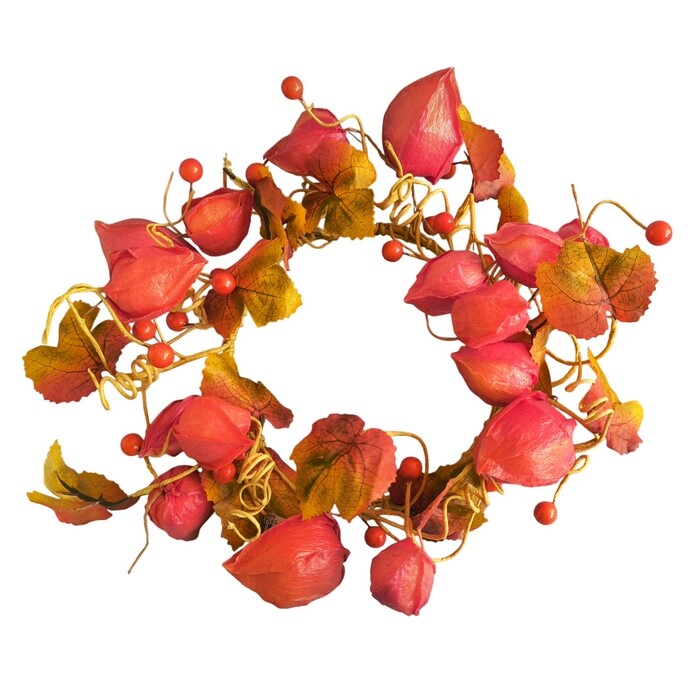 Podzimní věnec physalis