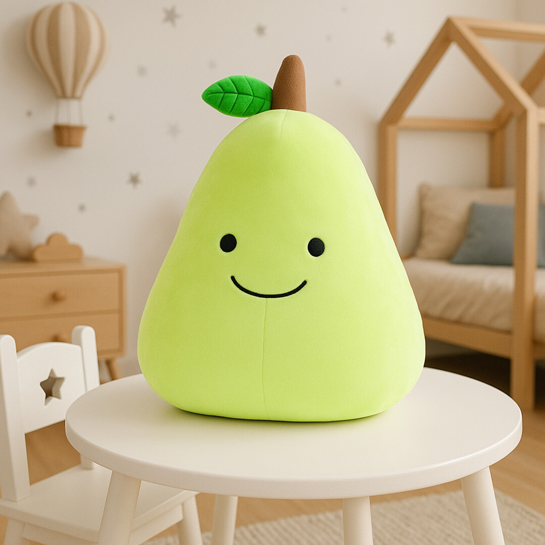 Polštářek Squish Hruška Péťa