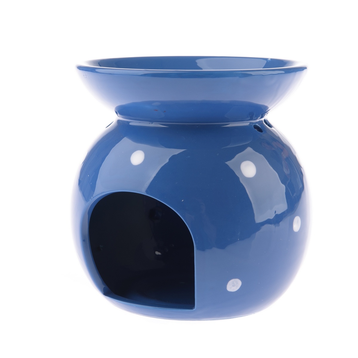 Porcelánová aromalampa Abuela modrá