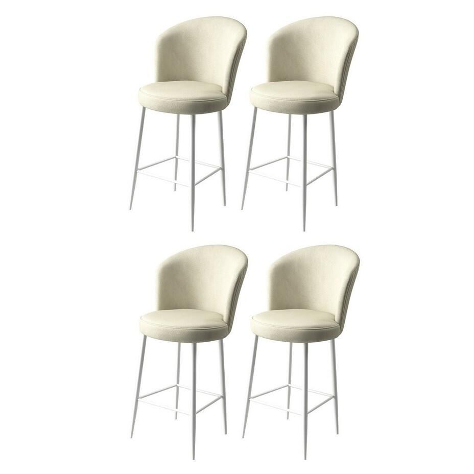 Sada barových židlí Alte Cream and White