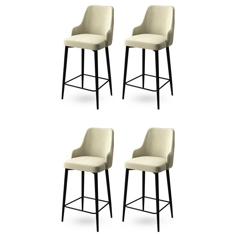 Sada barových židlí Enox Cream and Black