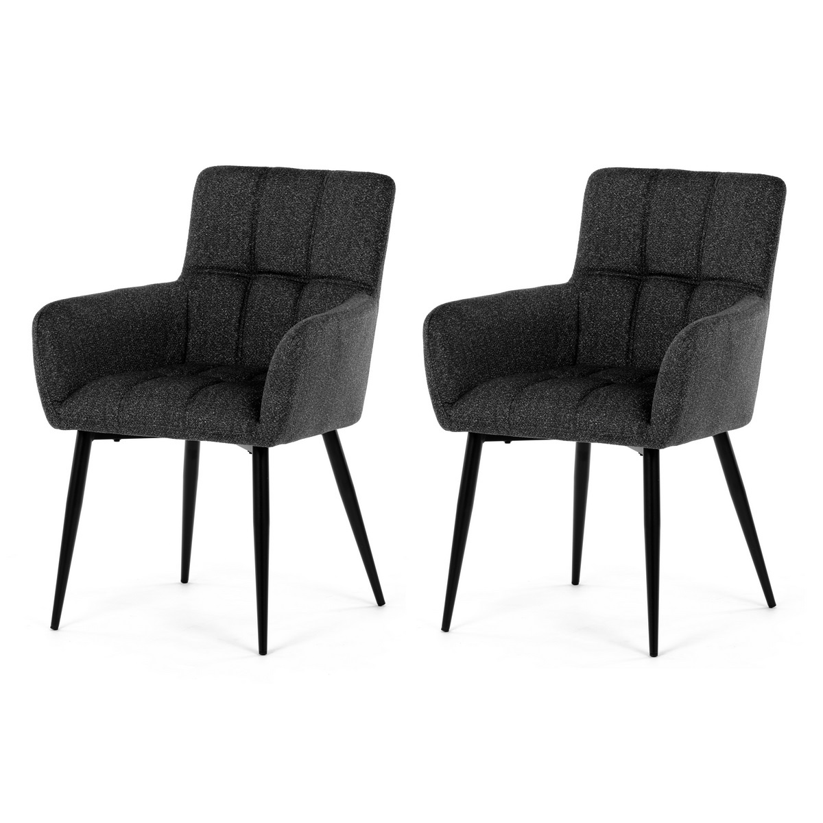 Sada jídelních židlí DCH-P3146 GREY2