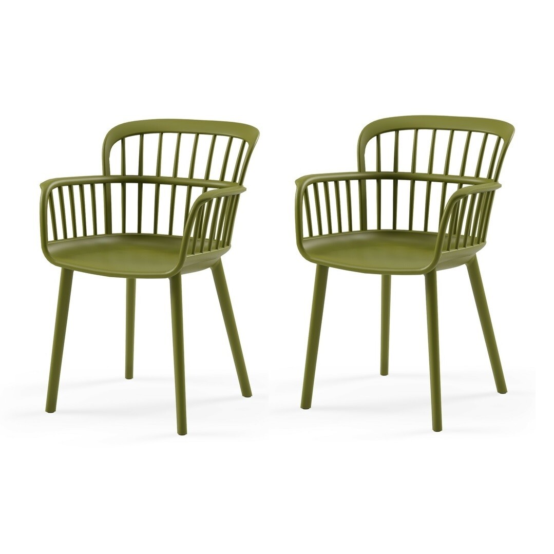 Sada jídelních židlí Eva Khaki