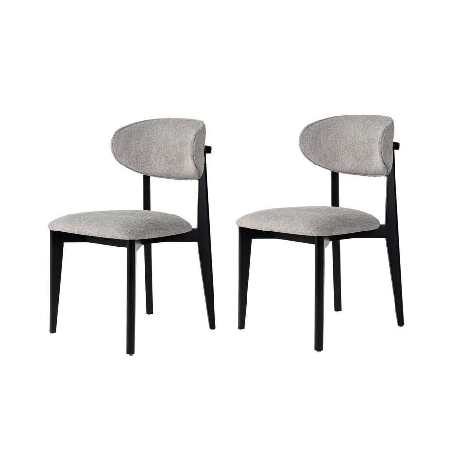 Sada jídelních židlí Lionte Grey and Black