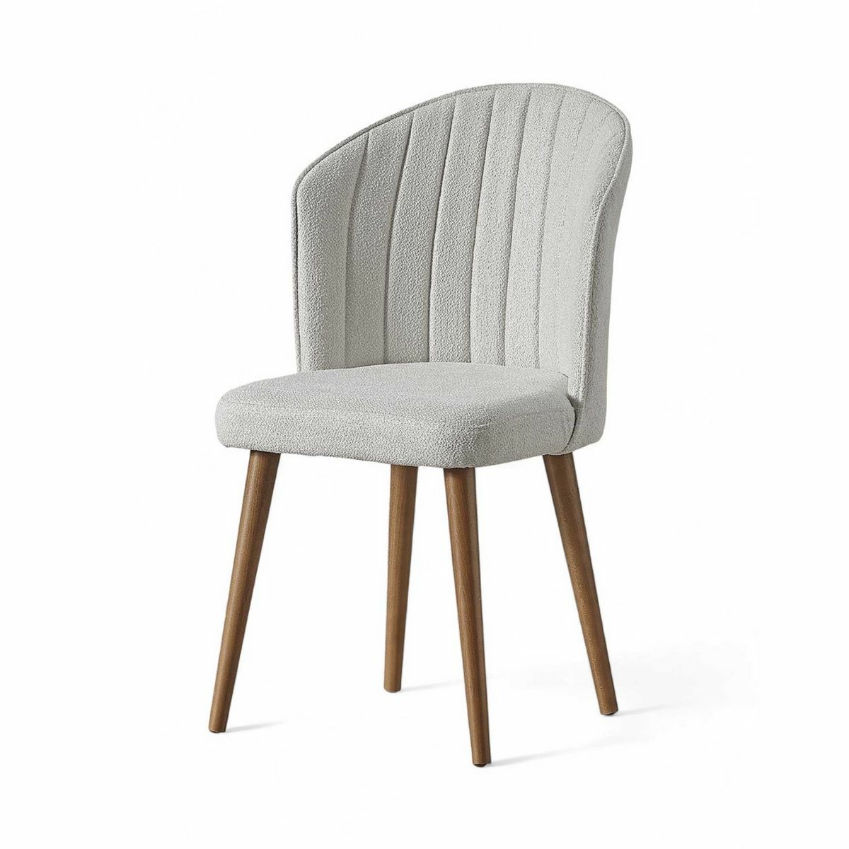 Sada jídelních židlí Rubi Cream and Walnut