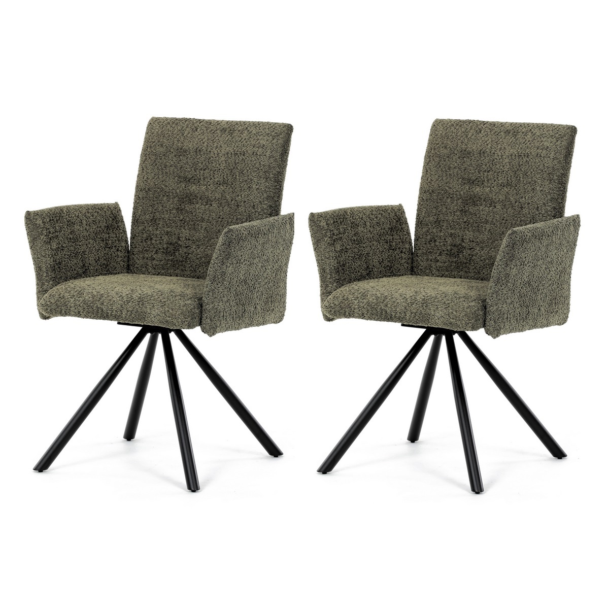 Sada jídelních židlí s vratným mechanismem DCH-W1117 GRN2