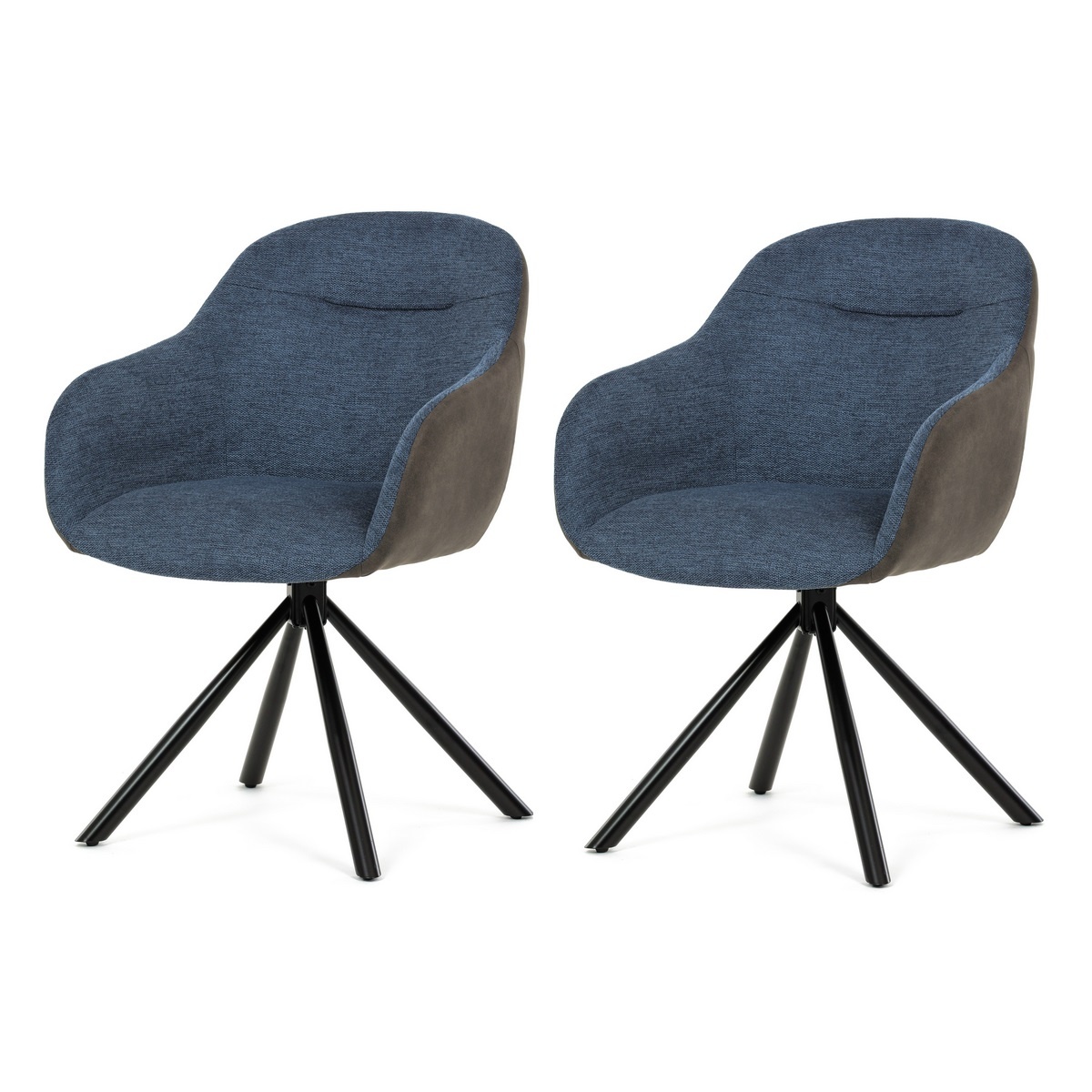 Sada jídelních židlí s vratným mechanismem DCH-Y1143 BLUE2