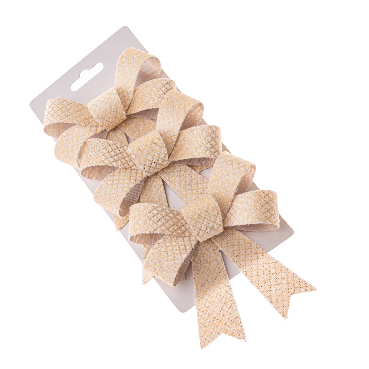 Sada vánočních mašlí 10 x 13 cm