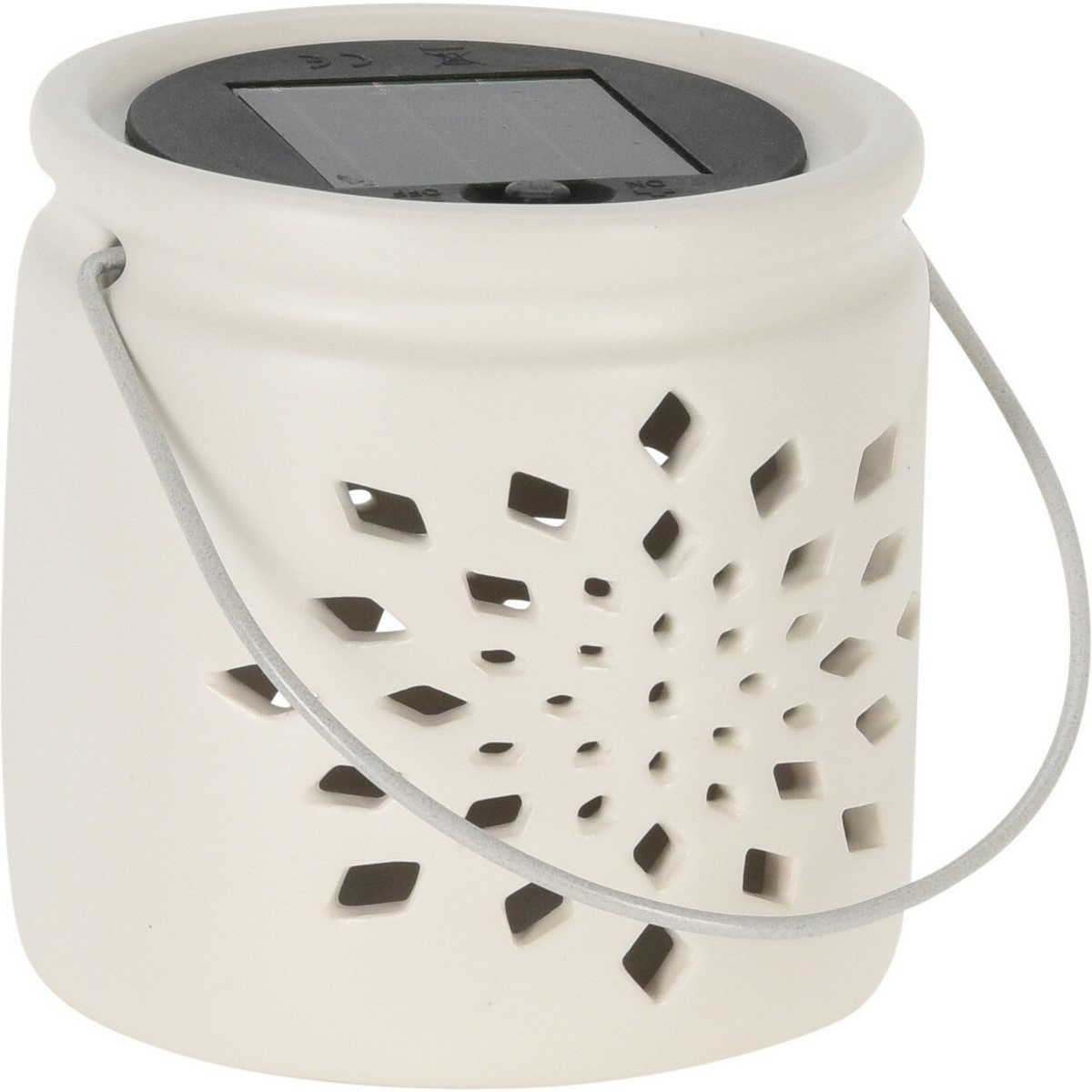 Solární lucerna Darena šedá