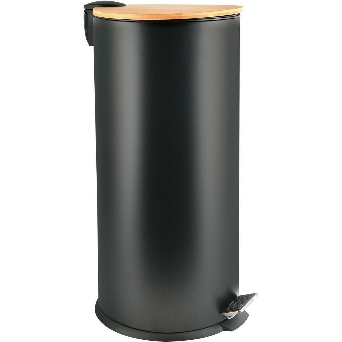Spirella Pedálový odpadkový koš s bambusovým víkem Adonis 30 l