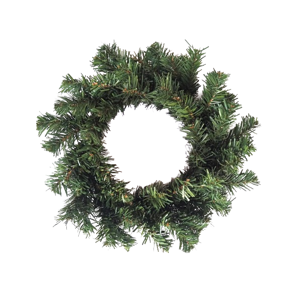 Umělý zelený věnec nezdobený