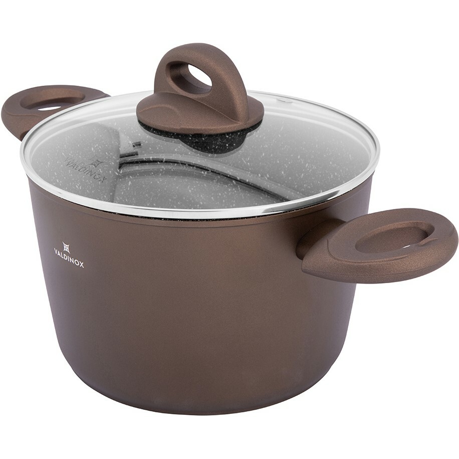 Valdinox Aurum Kastrol s nepřilnavým povrchem s poklicí