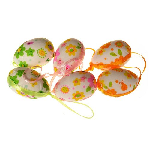 Vejce látkový dekor x 6 ks